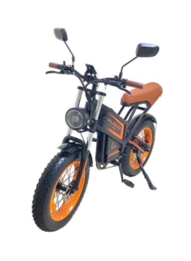 كي يو جي أو أو دراجة كوجو V5 الكهربائية - بطارية 48 فولت 20 أمبير - محرك 750 واط - سرعة تصل إلى 50 كم/ساعة - مدى يصل إلى 55 كم - Image 1